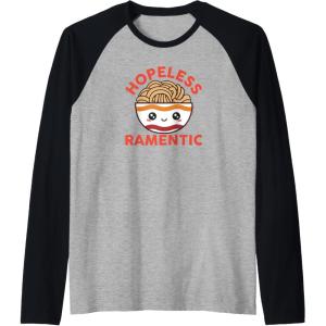 image:imageMaruchan Instant Lunch Hopeless Ramentic Cute Bowl Raglan Baseball TeeBlackAthletic Heather