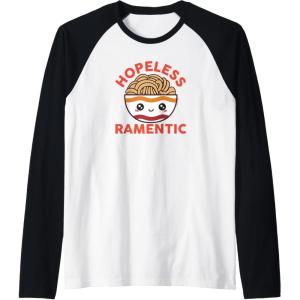 image:imageMaruchan Instant Lunch Hopeless Ramentic Cute Bowl Raglan Baseball TeeBlackWhite