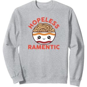 image:imageMaruchan Instant Lunch Hopeless Ramentic Cute Bowl SweatshirtHeather Grey