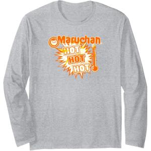 image:imageMaruchan Instant Lunch Hot Hot Hot Thermometer Logo Long Sleeve TShirtHeather Grey