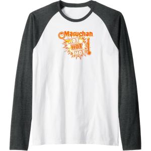image:imageMaruchan Instant Lunch Hot Hot Hot Thermometer Logo Raglan Baseball TeeDark Heather GreyWhite