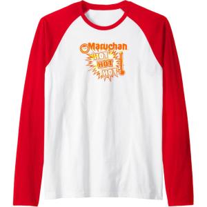 image:imageMaruchan Instant Lunch Hot Hot Hot Thermometer Logo Raglan Baseball TeeRedWhite