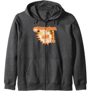image:imageMaruchan Instant Lunch Hot Hot Hot Thermometer Logo Zip HoodieDark Heather Grey