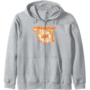 image:imageMaruchan Instant Lunch Hot Hot Hot Thermometer Logo Zip HoodieHeather Grey