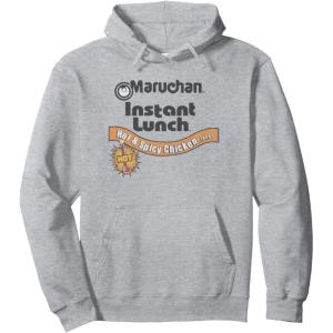image:imageMaruchan Instant Lunch Hot amp Spicy Chicken Flavor Logo Pullover HoodieHeather Grey