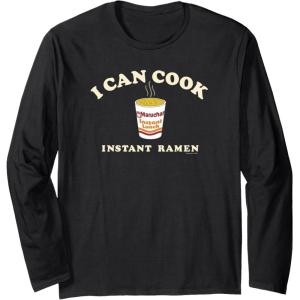 image:imageMaruchan Instant Lunch I Can Cook Instant Ramen Cup Logo Long Sleeve TShirtBlack