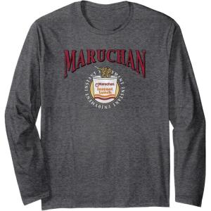 image:imageMaruchan Instant Lunch Instant Enjoyment Logo Long Sleeve TShirtDark Heather Grey