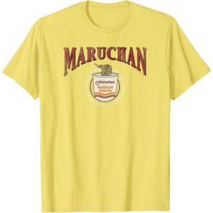 image:imageMaruchan Instant Lunch Instant Enjoyment Logo TShirtLemon Yellow
