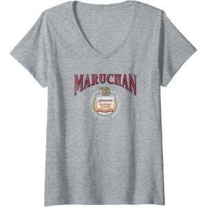 image:imageMaruchan Instant Lunch Instant Enjoyment Logo VNeck TShirtHeather Grey