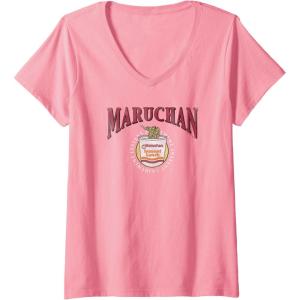 image:imageMaruchan Instant Lunch Instant Enjoyment Logo VNeck TShirtPink