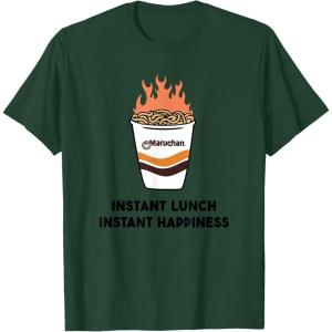 image:imageMaruchan Instant Lunch Instant Happiness Fiery Noodles TShirtDark Green