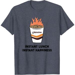 image:imageMaruchan Instant Lunch Instant Happiness Fiery Noodles TShirtHeather Blue