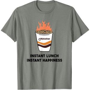 image:imageMaruchan Instant Lunch Instant Happiness Fiery Noodles TShirtOlive Heather