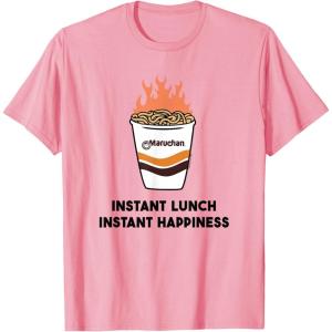 image:imageMaruchan Instant Lunch Instant Happiness Fiery Noodles TShirtPink