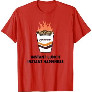 image:imageMaruchan Instant Lunch Instant Happiness Fiery Noodles TShirtRed