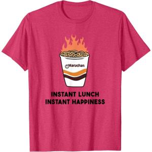 image:imageMaruchan Instant Lunch Instant Happiness Fiery Noodles TShirtRed Heather