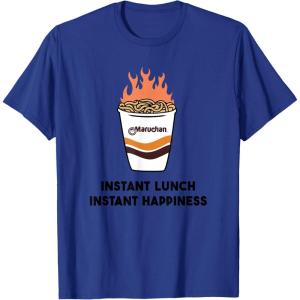 image:imageMaruchan Instant Lunch Instant Happiness Fiery Noodles TShirtRoyal Blue
