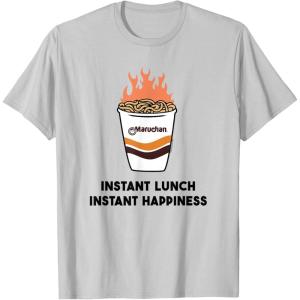 image:imageMaruchan Instant Lunch Instant Happiness Fiery Noodles TShirtSilver Grey