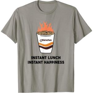 image:imageMaruchan Instant Lunch Instant Happiness Fiery Noodles TShirtSlate Grey