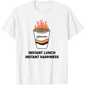 image:imageMaruchan Instant Lunch Instant Happiness Fiery Noodles TShirtWhite