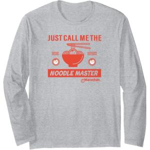 image:imageMaruchan Instant Lunch Just Call Me The Noodle Master Long Sleeve TShirtHeather Grey