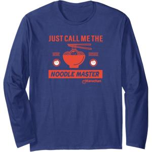 image:imageMaruchan Instant Lunch Just Call Me The Noodle Master Long Sleeve TShirtNavy Blue