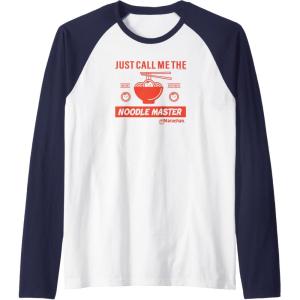 image:imageMaruchan Instant Lunch Just Call Me The Noodle Master Raglan Baseball TeeNavy BlueWhite