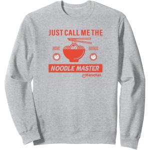 image:imageMaruchan Instant Lunch Just Call Me The Noodle Master SweatshirtHeather Grey