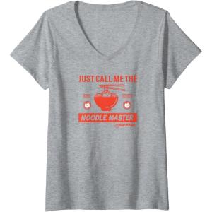 image:imageMaruchan Instant Lunch Just Call Me The Noodle Master VNeck TShirtHeather Grey