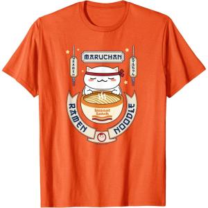 image:imageMaruchan Instant Lunch Kawaii Cat Ramen Noodle Bowl TShirtOrange