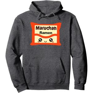 image:imageMaruchan Instant Lunch Kawaii Cute Package Logo Pullover HoodieDark Heather Grey