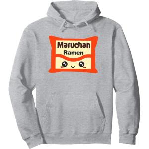 image:imageMaruchan Instant Lunch Kawaii Cute Package Logo Pullover HoodieHeather Grey