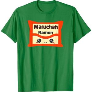image:imageMaruchan Instant Lunch Kawaii Cute Package Logo TShirtKelly Green