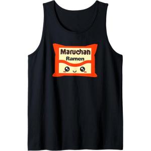 image:imageMaruchan Instant Lunch Kawaii Cute Package Logo Tank TopBlack