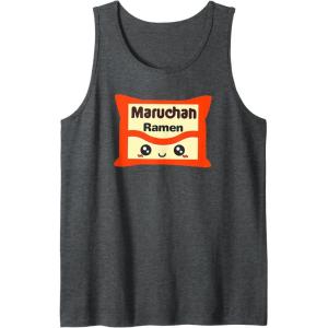 image:imageMaruchan Instant Lunch Kawaii Cute Package Logo Tank TopDark Heather Grey