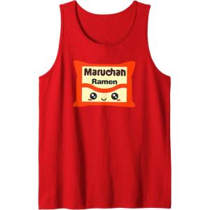 image:imageMaruchan Instant Lunch Kawaii Cute Package Logo Tank TopRed
