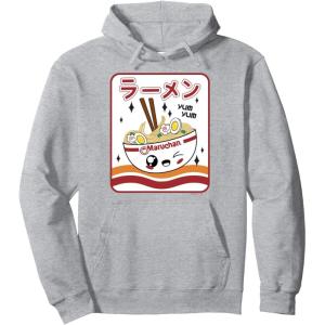 image:imageMaruchan Instant Lunch Kawaii Katakana Ramen Bowl Portrait Pullover HoodieHeather Grey