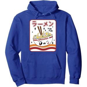 image:imageMaruchan Instant Lunch Kawaii Katakana Ramen Bowl Portrait Pullover HoodieRoyal Blue