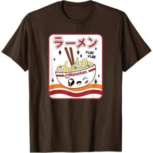 image:imageMaruchan Instant Lunch Kawaii Katakana Ramen Bowl Portrait TShirtBrown