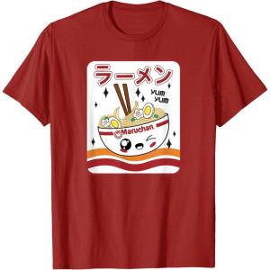 image:imageMaruchan Instant Lunch Kawaii Katakana Ramen Bowl Portrait TShirtCranberry Red