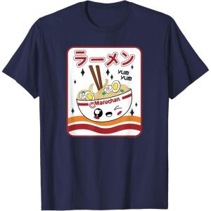 image:imageMaruchan Instant Lunch Kawaii Katakana Ramen Bowl Portrait TShirtNavy Blue