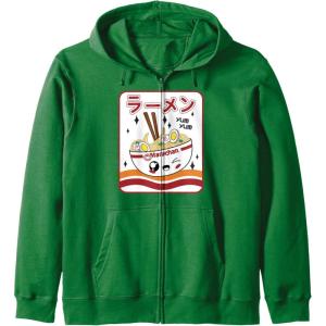 image:imageMaruchan Instant Lunch Kawaii Katakana Ramen Bowl Portrait Zip HoodieDark Green