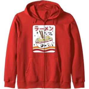image:imageMaruchan Instant Lunch Kawaii Katakana Ramen Bowl Portrait Zip HoodieRed