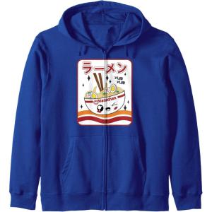 image:imageMaruchan Instant Lunch Kawaii Katakana Ramen Bowl Portrait Zip HoodieRoyal Blue