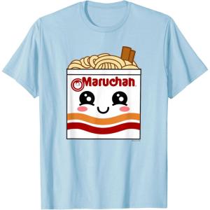 image:imageMaruchan Instant Lunch Kawaii Ramen Cup Logo TShirtBaby Blue