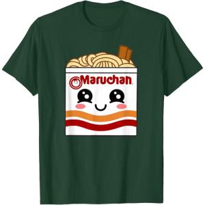 image:imageMaruchan Instant Lunch Kawaii Ramen Cup Logo TShirtDark Green