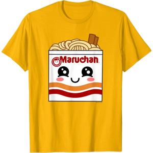 image:imageMaruchan Instant Lunch Kawaii Ramen Cup Logo TShirtGolden Yellow