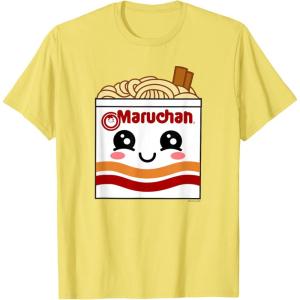 image:imageMaruchan Instant Lunch Kawaii Ramen Cup Logo TShirtLemon Yellow