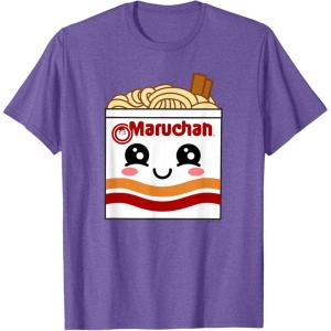 image:imageMaruchan Instant Lunch Kawaii Ramen Cup Logo TShirtPurple Heather