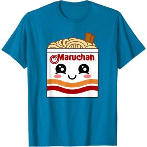 image:imageMaruchan Instant Lunch Kawaii Ramen Cup Logo TShirtSapphire Blue